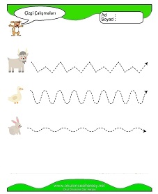 Çizgi Çalışma Sayfaları